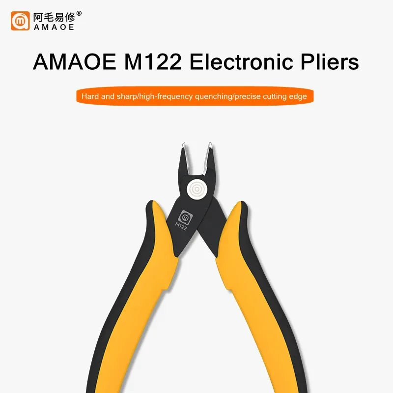 

AMAOE M122 Multi-function Wire Cutting Pliers for Mobile Phone Repair Anti-slip Anti-rust High Hardness Electronic Scissors