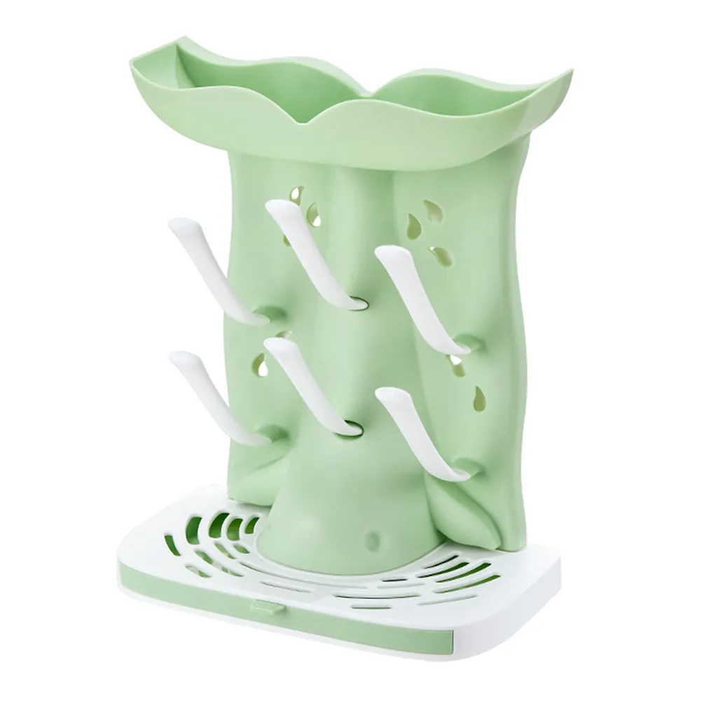 

Baby Bottle Drying Rack Multi-Functional Stable Sturdy Design Space Saving Upside Down Storage Quick Drying Bottle Holder Baby