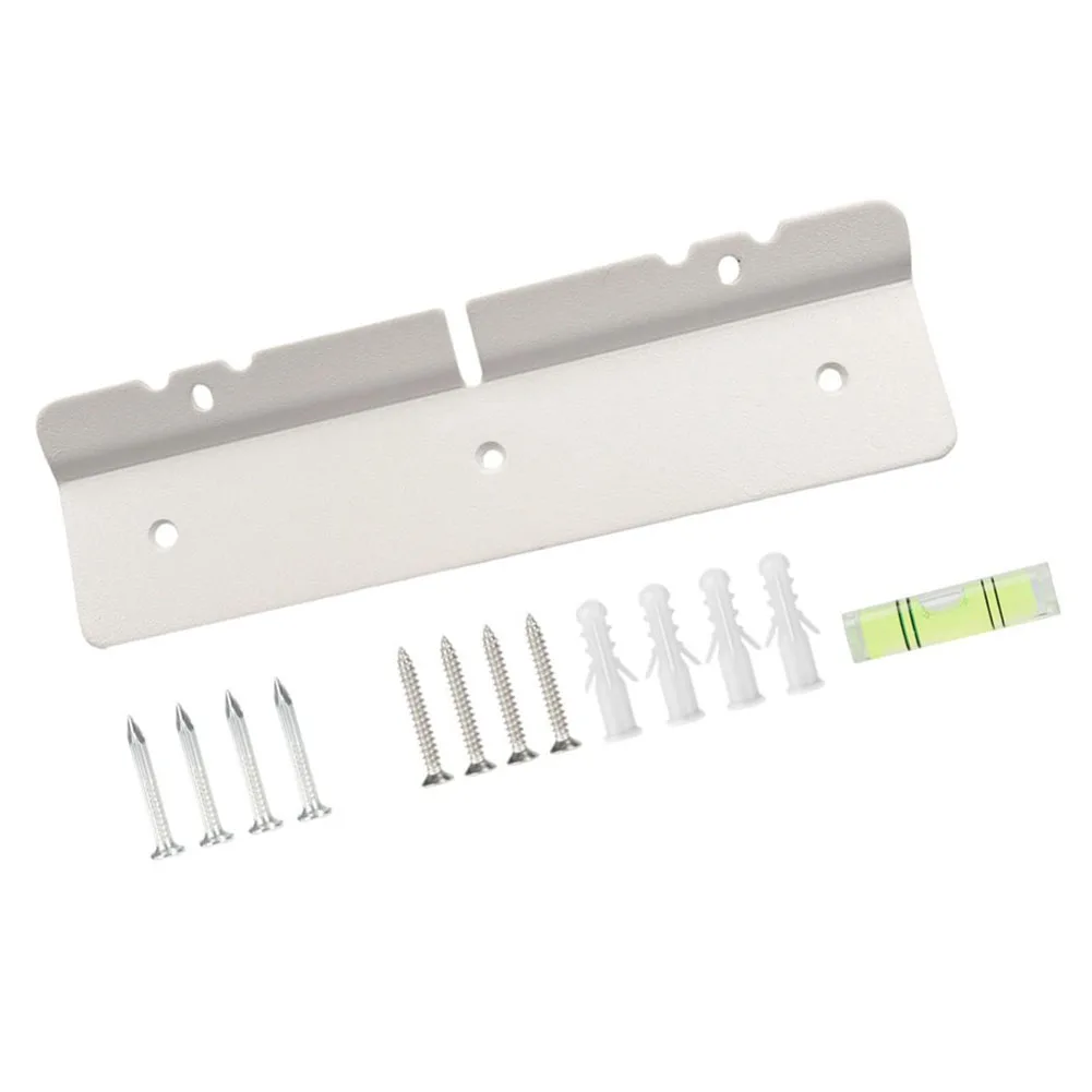 No Drill Drywall Wall Mount for Skylight 15 Inch Digital Calendar Metal Bracket with Level and Mounting Accessories