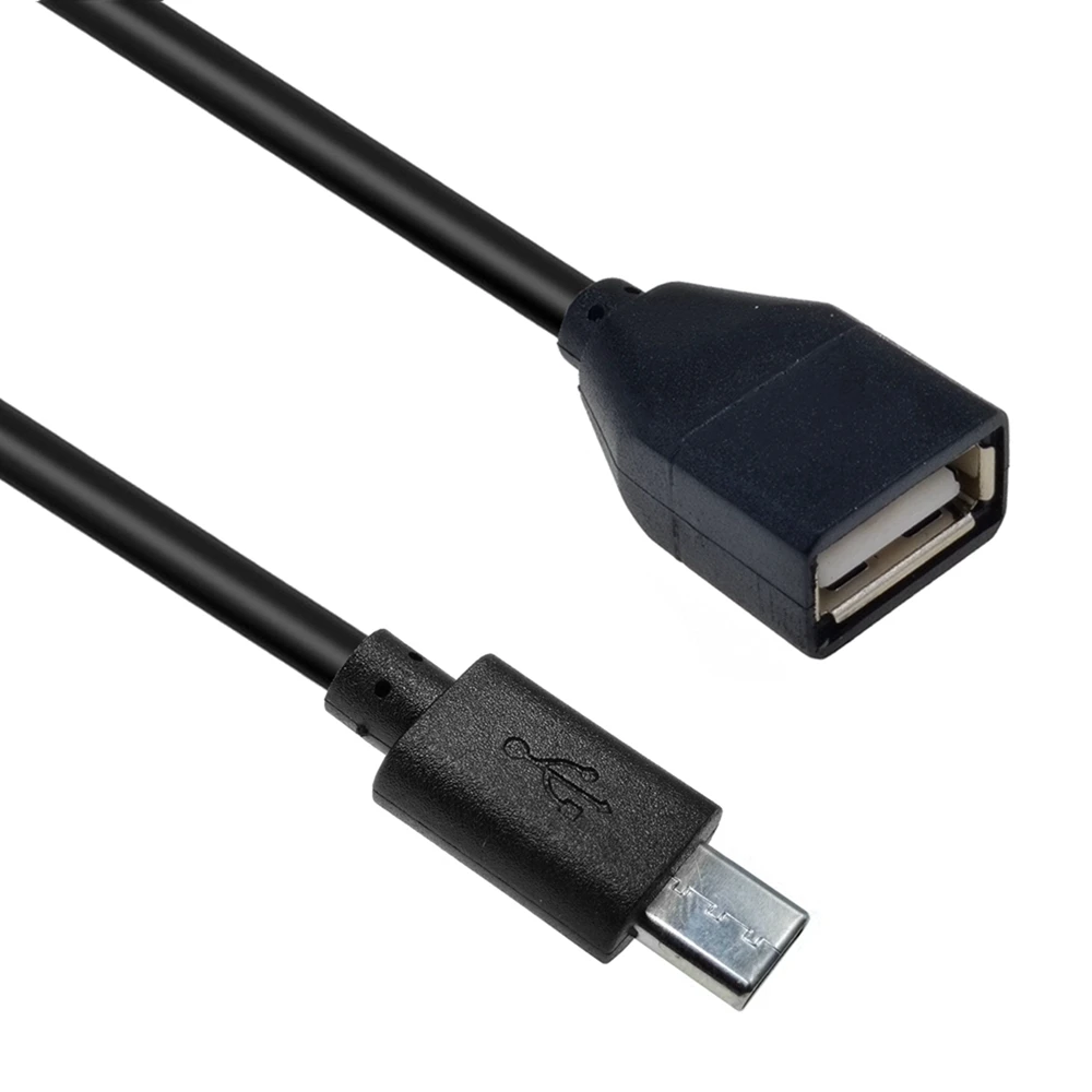 Adaptador de cabo USB tipo C para sincronização de dados, conversor para telefones Android, 25 cm