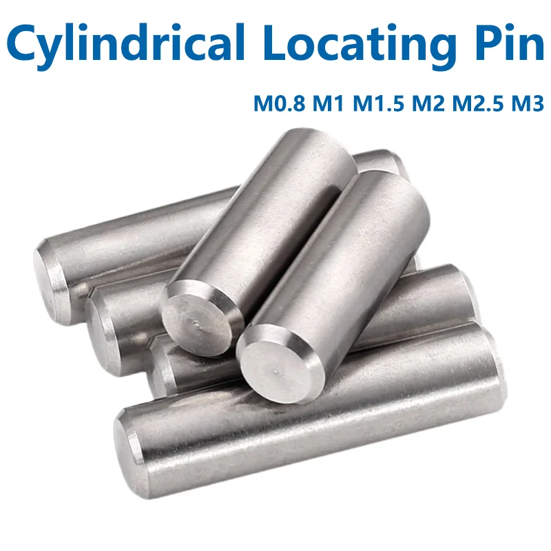 

1000Pcs 304 Stainless Steel Cylindrical Pins Positioning 3-60mm Non-Standard Size Locat Parallel Pin M0.8 M1 M1.5 M2 M2.5 M3