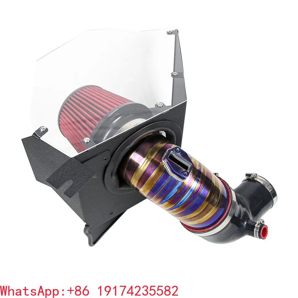 

4'' Titanium & Aluminum Cold Air Intake System with Turbo Inlet Exhaust Pipes for Toyota Supra A90 Z4 B58 3.0L