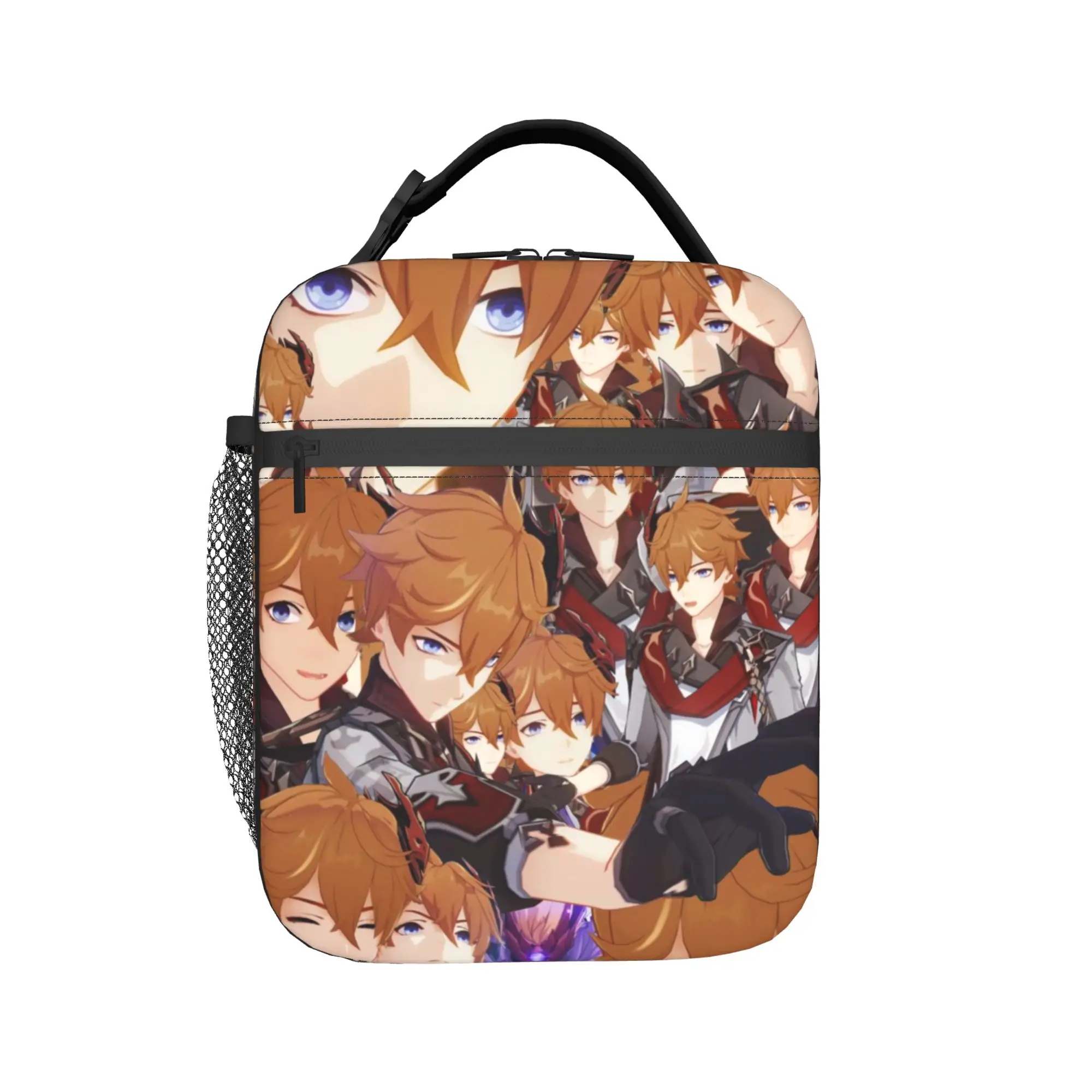 Tartaglia Childe Genshin Impact Thermal Insulated Lunch Bags for Picnic  Portable Food Bag Men Women Cooler Thermal Lunch Boxes