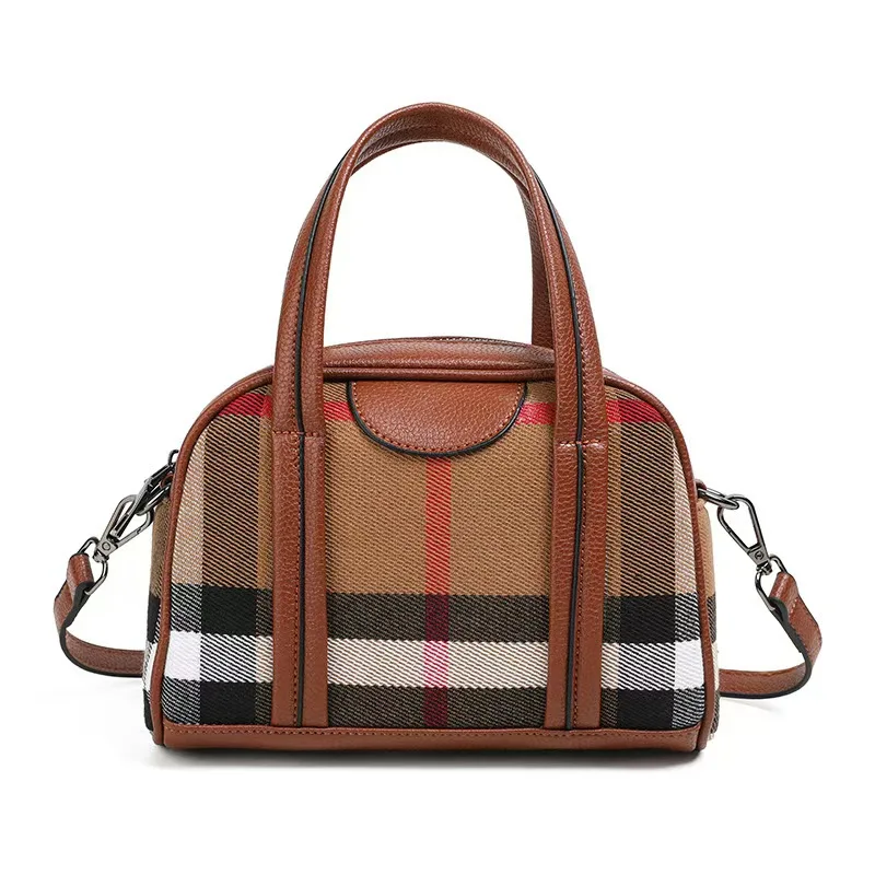 Light Luxury Famous Designer Vintage Leather Diaper Bags For Women Elegant Large Capacity Minimalist lady Crossbody Shoulder Bag