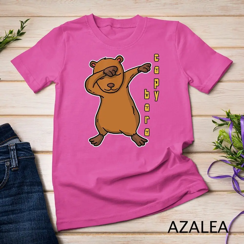 Funny Dabbing Capybara Dab Dance Cool Capybaras Lover Gift Unisex T-shirt