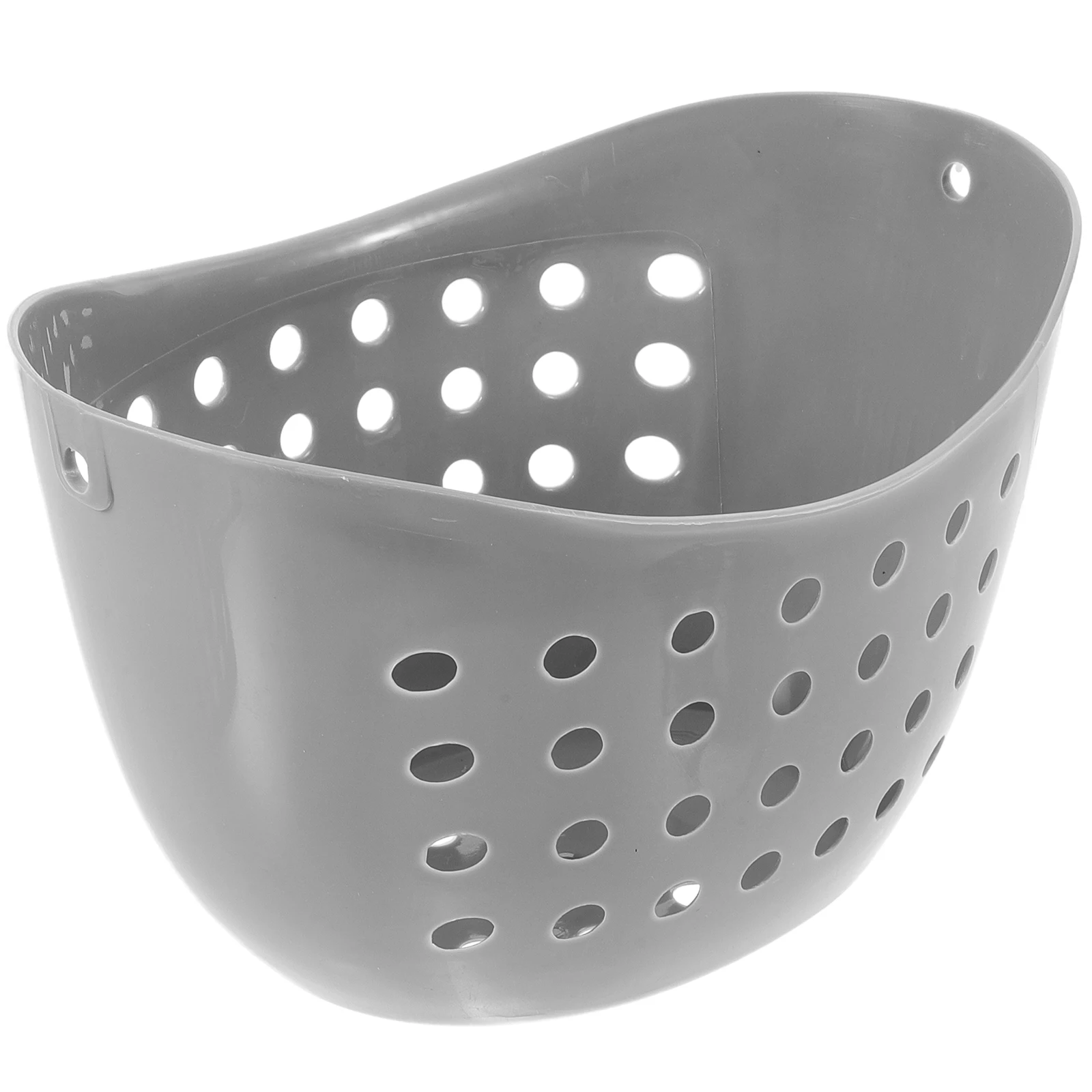 

Bathroom Hook Storage Basket Drainable Perforated Plastic Container Rack for Toiletries Cosmetics Large Capacity Safe Reliable