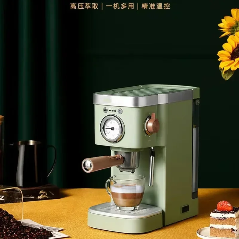 

Cross-border Coffee Machine Italian Semi-automatic Household Commercial Coffee Machine Extraction Steam Milk Foam