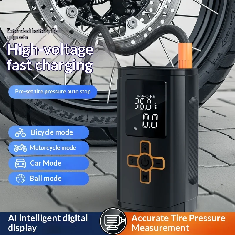 

Car Air Pump Portable Handheld Intelligent Air Pump Wireless Car Pump