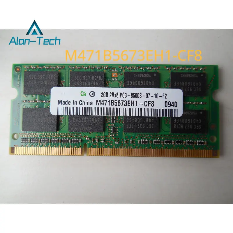 

For Samsung 2GB 2RX8 PC3-8500S-07-10-F2 M471B5673EH1-CF8 Notebook Memory