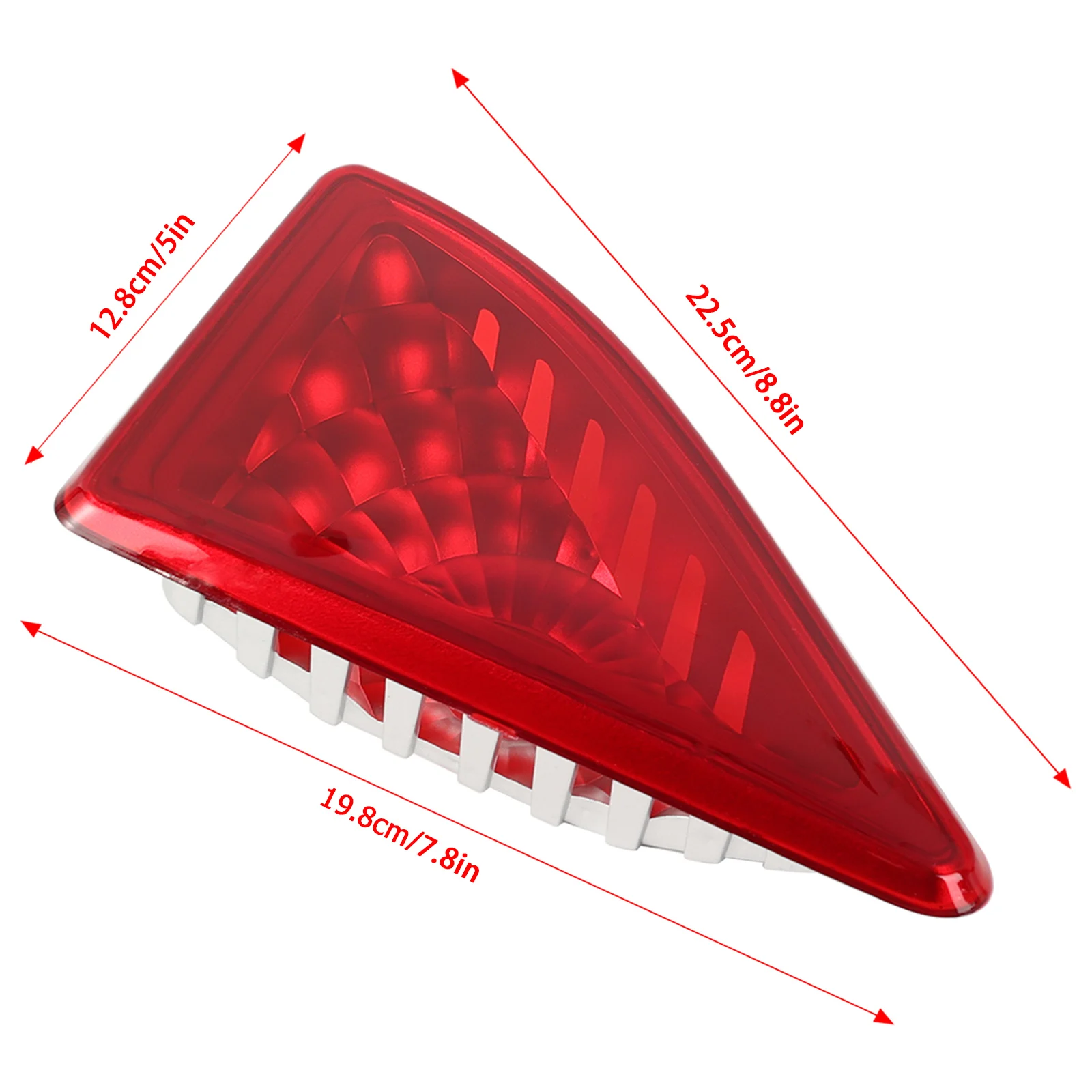 Third Brake Light Lamp Rear Red Central Brake Light Replacement for Renault Master Mk3 Opel Movano B 2011 2012 2017 Without Bulb