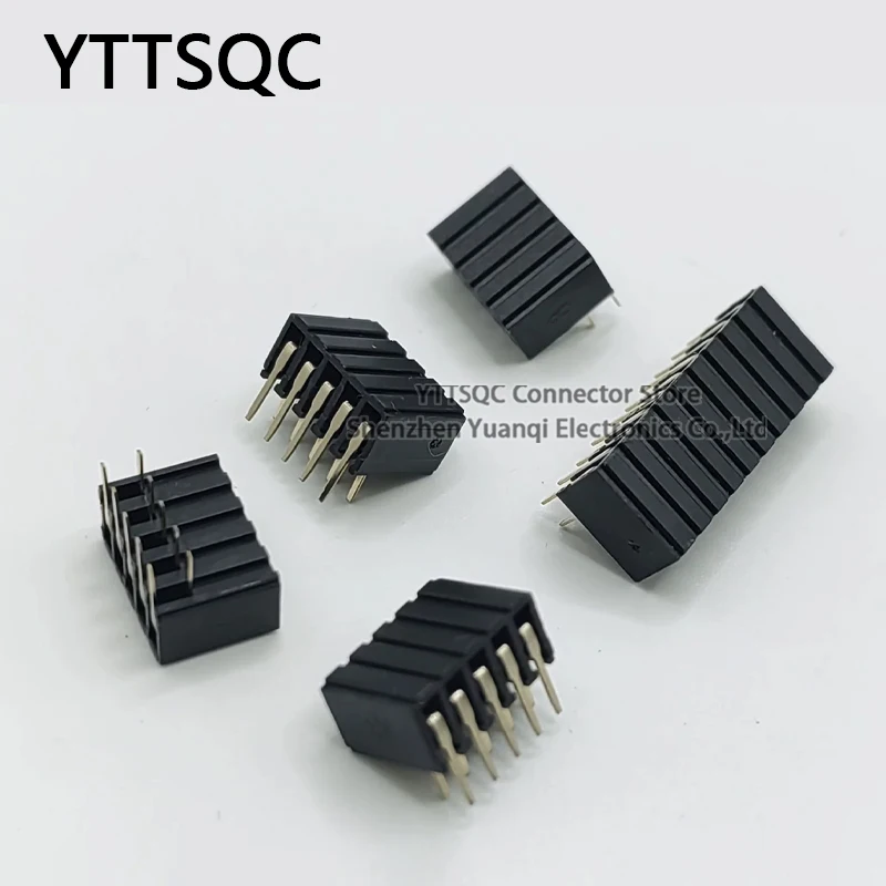 10pcs Pitch 2.0mm pin header socke Right Angle Double Rowt PCB Female PH7.2mm 2X4/5/6/7/8/9/10/11/12/14/15/20/25/40P 2X40P