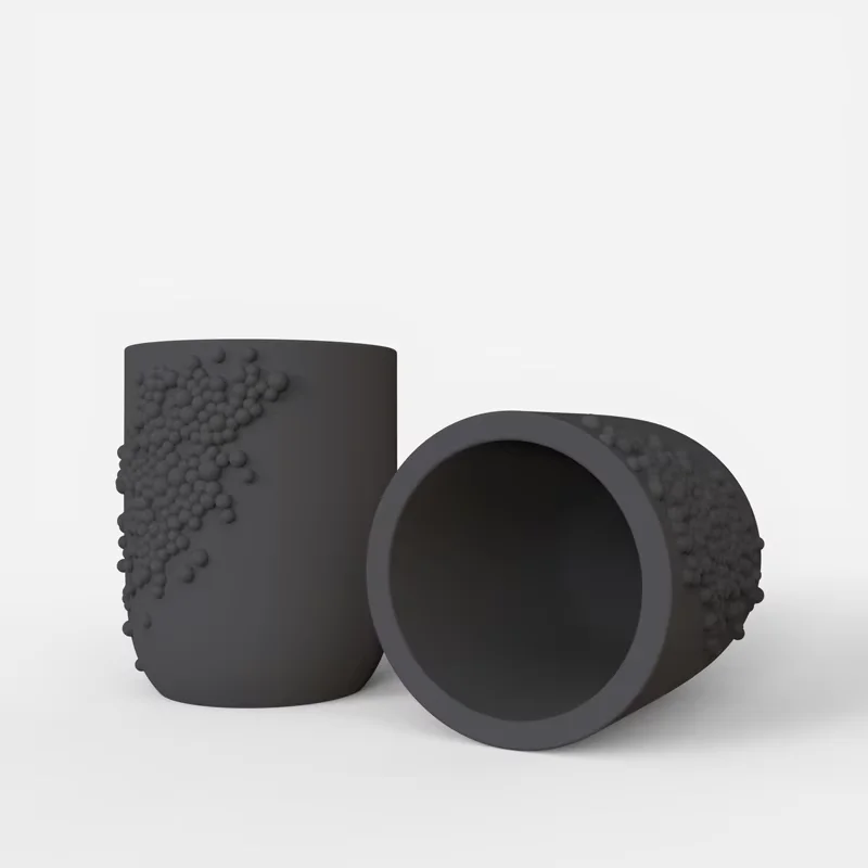 Silicone Mold For Concrete Candle Jar,Cement Plaster Aromatherapy Cup,Jesmonite Container Storage Box Wax Vessl Molds