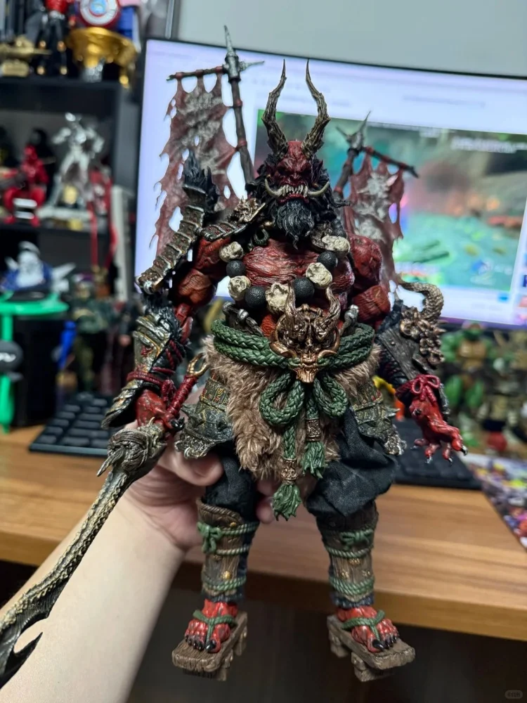 

Authentic In Stock 27cm 1/12 "Ghost Wine Swallowing The Boy" Action Figure From The Great Rivers And Mountains