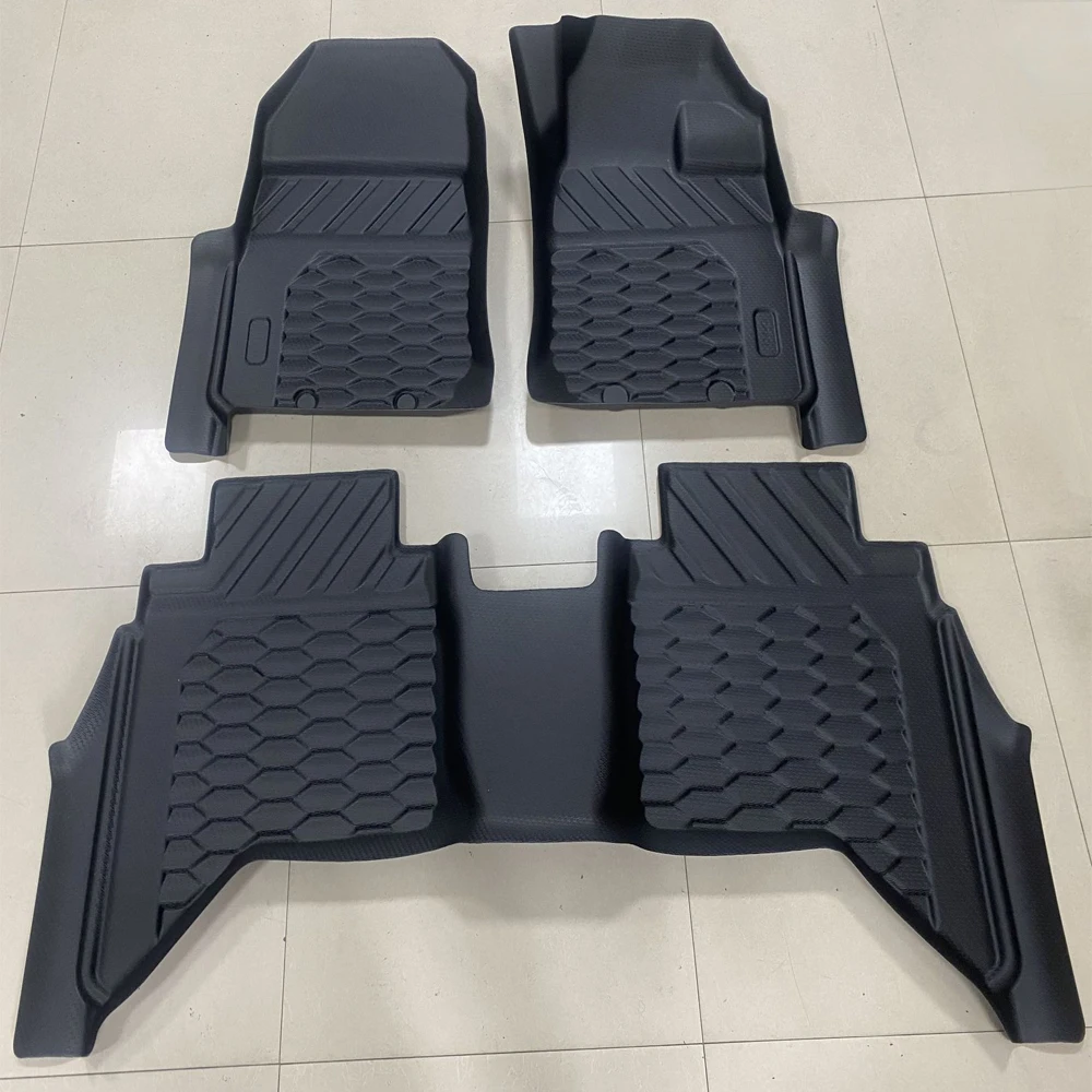 TPE For ISUZU D-Max 2020-2025 DMAX Car Foot Pads Protective  Auto Floor Mats Automobile Carpet Cover Accessories