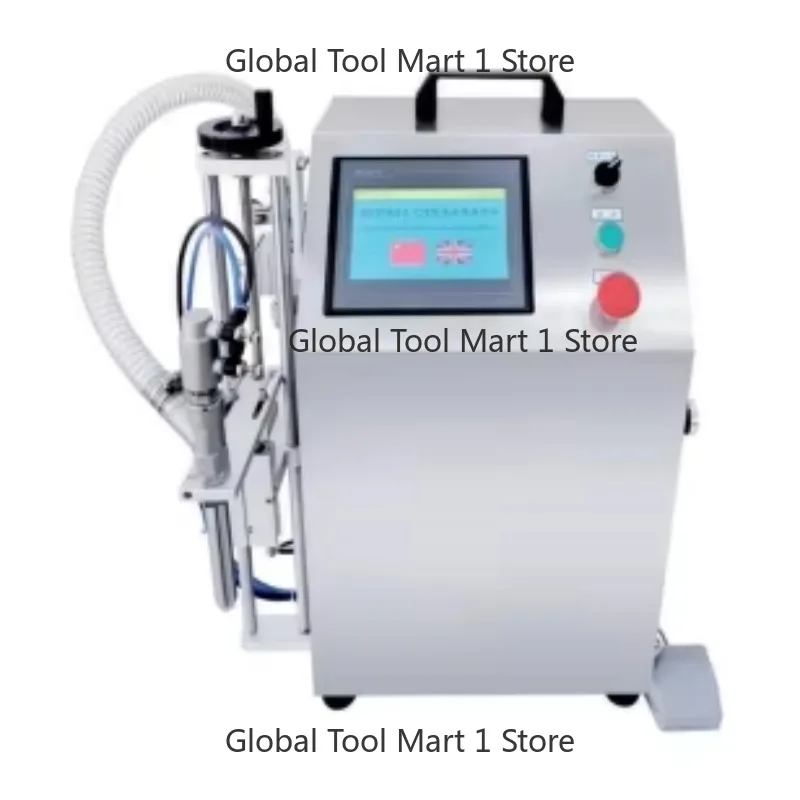 Pneumatic Liquid Paste Filling Machine for Gel Ketchup Chocolate Jam Lotion Oil Bottle Beverage Cos0etic Vial Fillers Motor