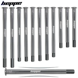 HEPPE MTB Road Bike Titanium Thru Axle Ultra Light Bike Axle 12x142 12x148 Rear Hub Thru Axle Bike Fork 12x100 12x110 Shaft