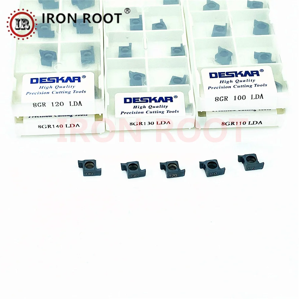 

Поворотная вставка DESKAR 8GR 100,8GR 110,8GR 120130140, LDA, твердосплавная вставка, CNC металлический токарный инструмент для SNGR/L держателя инструмента