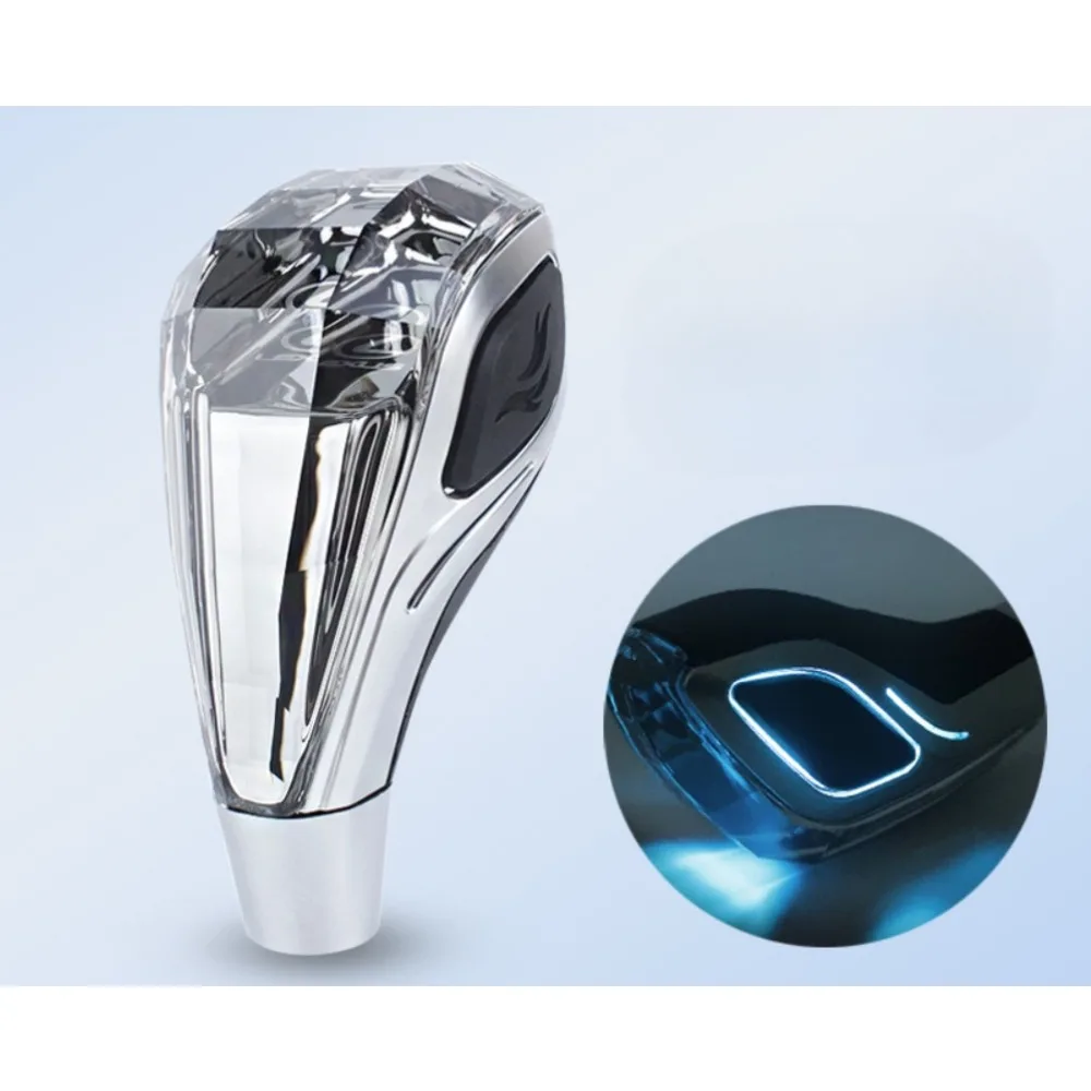 

Suitable for Toyota Mazda Mitsubishi, Lexus Car Modification Crystal Gear Shift Lever Illuminated Gear Head, Handball Gear Lever