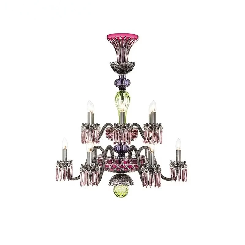 St Louis Crystal Chandelier Lighting For Living Room Gold Hanging Lamp For Dining Room Lobby Kitchen Island Hanging Light 12head