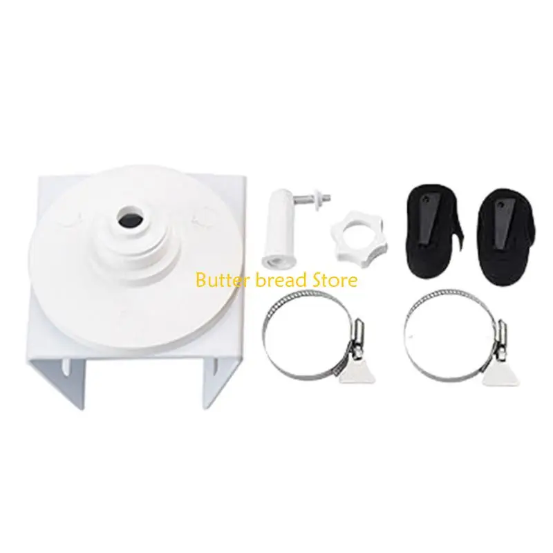 

W89C Adjustable Poles Mount Bracket For Outdoor Surveillances Cameras And Solar Panel
