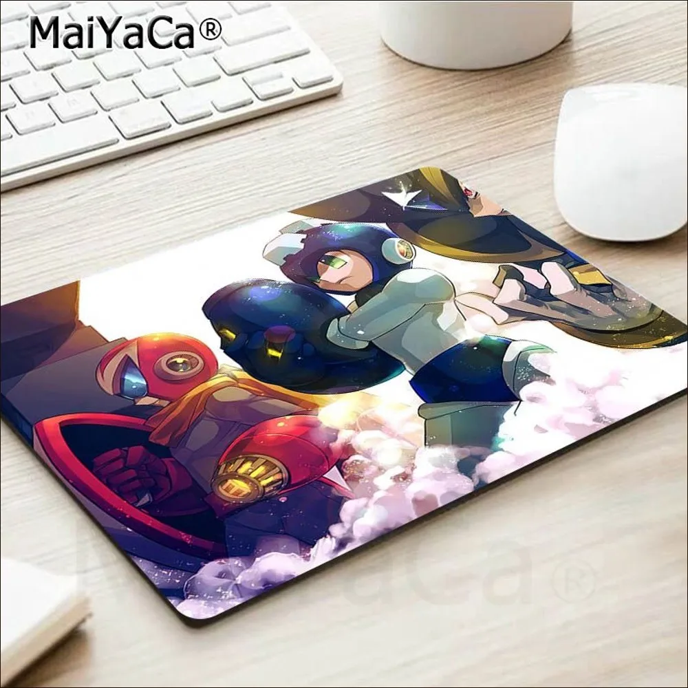 Megaman Anime Mousepad New Rubber Mouse Durable Desktop Mousepad Size For Game Keyboard Pad For Gamer