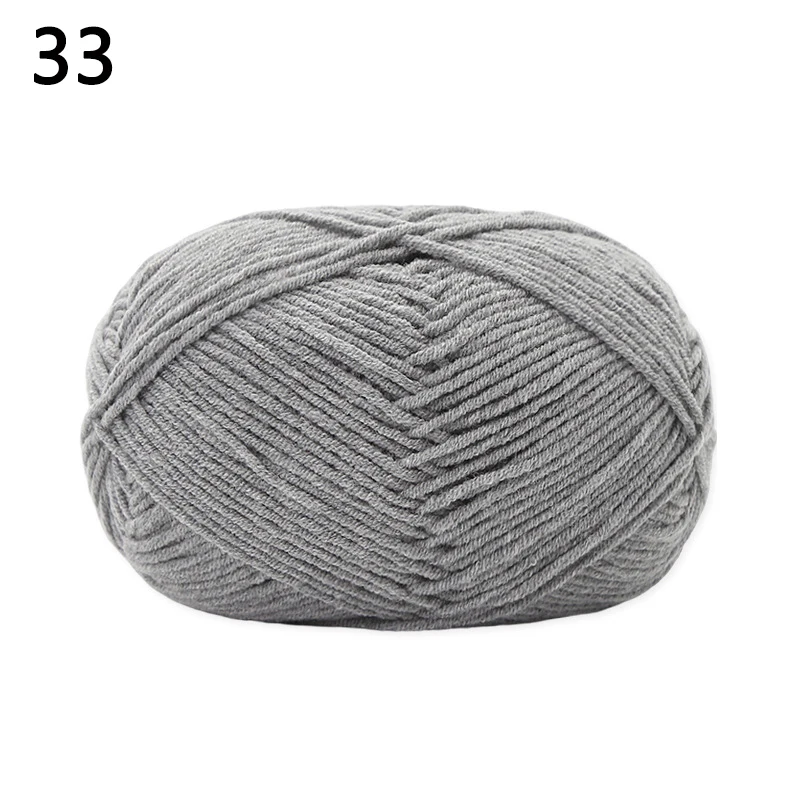 40 جرام 4ply الحليب القطن الحياكة الغزل التطريز الكروشيه خط رياض الأطفال الحرف اليدوية فئة الموضوع ل متماسكة الحرفية سترة قبعة الدمى