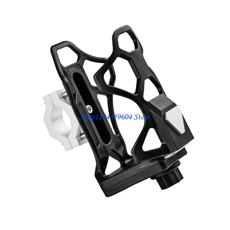 

12QM Регулируемый держатель для мотоцикла, универсальный алюминиевый держатель для бутылки, безопасная установка, для руля