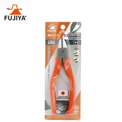 FUJIYA GKN-150 Diagonal Pliers 6 Inches Heavy Duty Electrician Diagonal Cutting Nippers for Soft Steel Copper Wire Model Plastic