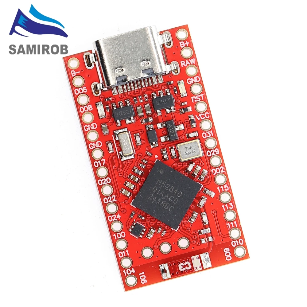 Picture 4: NRF52840 Development Board Compatible With Nice! Nano V2.0 Bluetooth Split keyboard Pro Micro Red Board For Arduino
