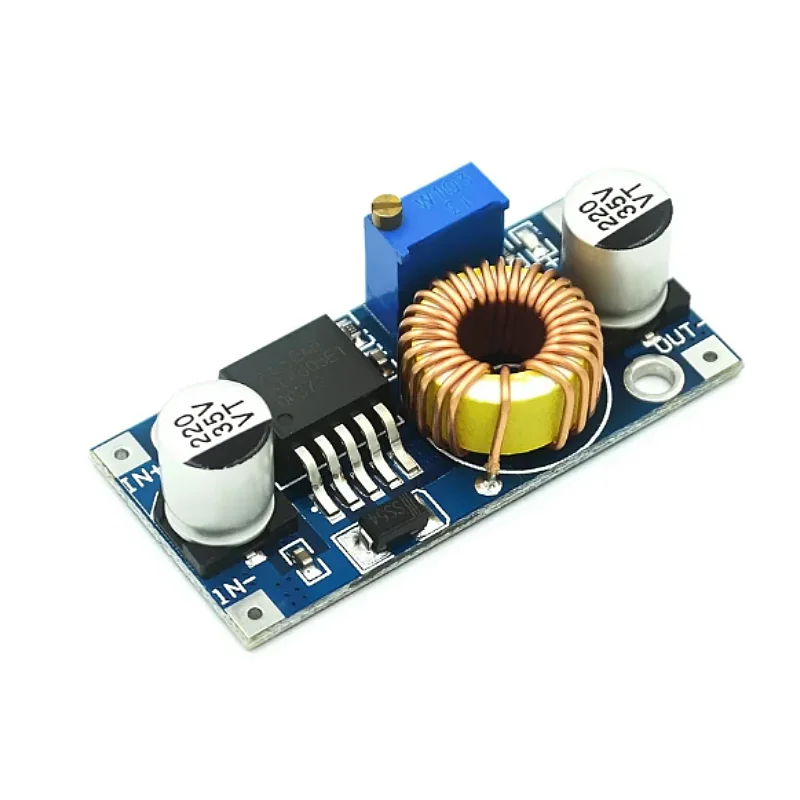 5A DCDC Adjustable Step-down Power Supply Module with High-power XL4005 Voltage Stabilization Far Surpasses LM2596