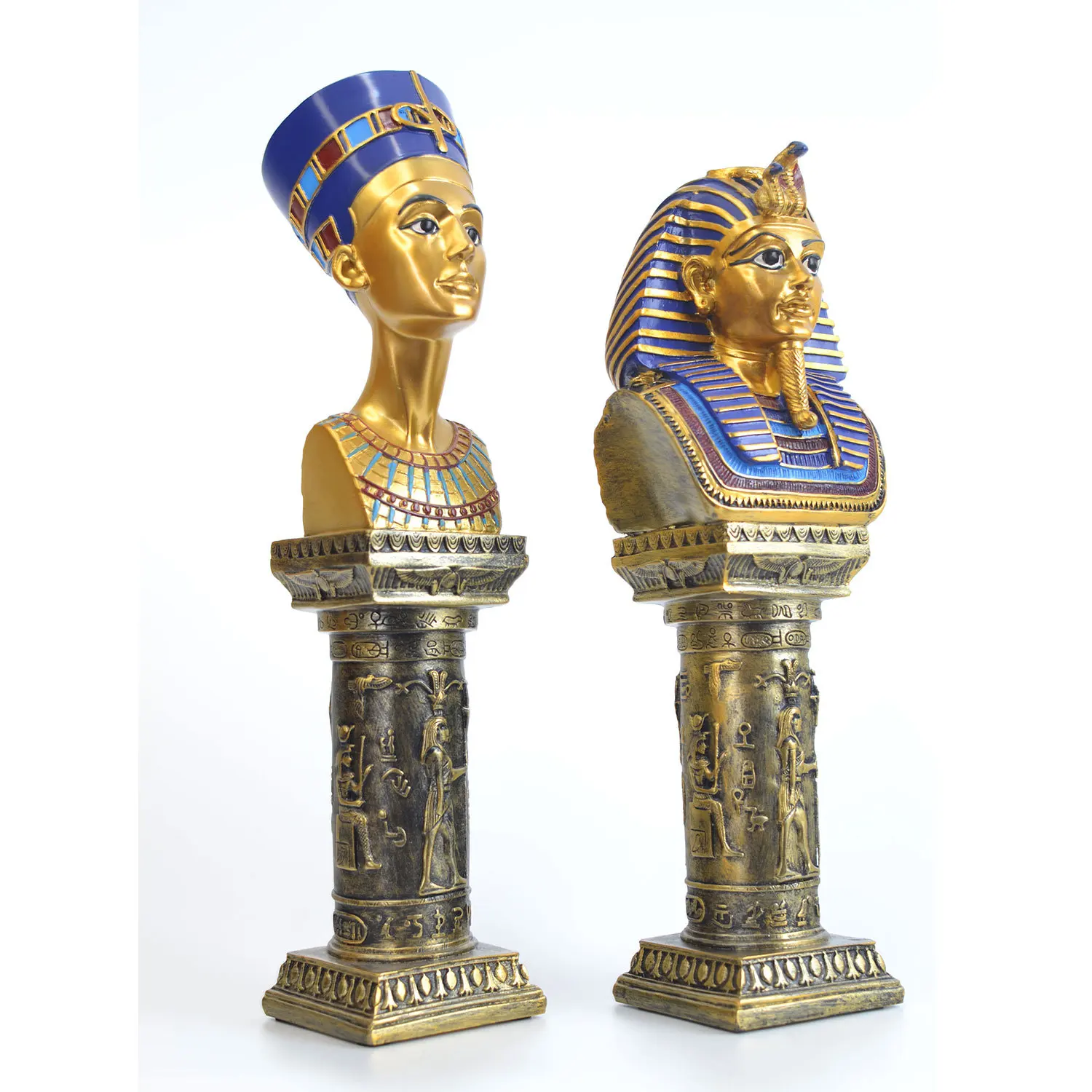 Egyptian king Tutankhamun head portrait living room hotel decoration pharaoh head Yan queen decoration home