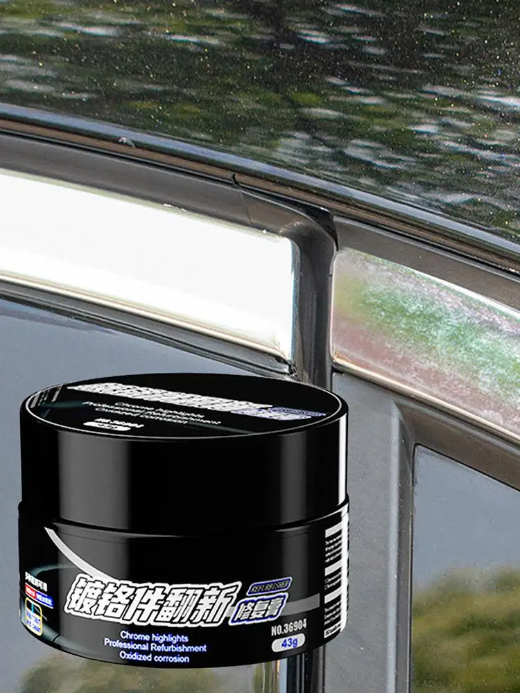 43 جرام كروم مزيل الصدأ البولندية إزالة الأكسدة التلقائية لكروم آمن المستخدم عامل التنظيف متعدد الأغراض لتنظيف السيارات #3