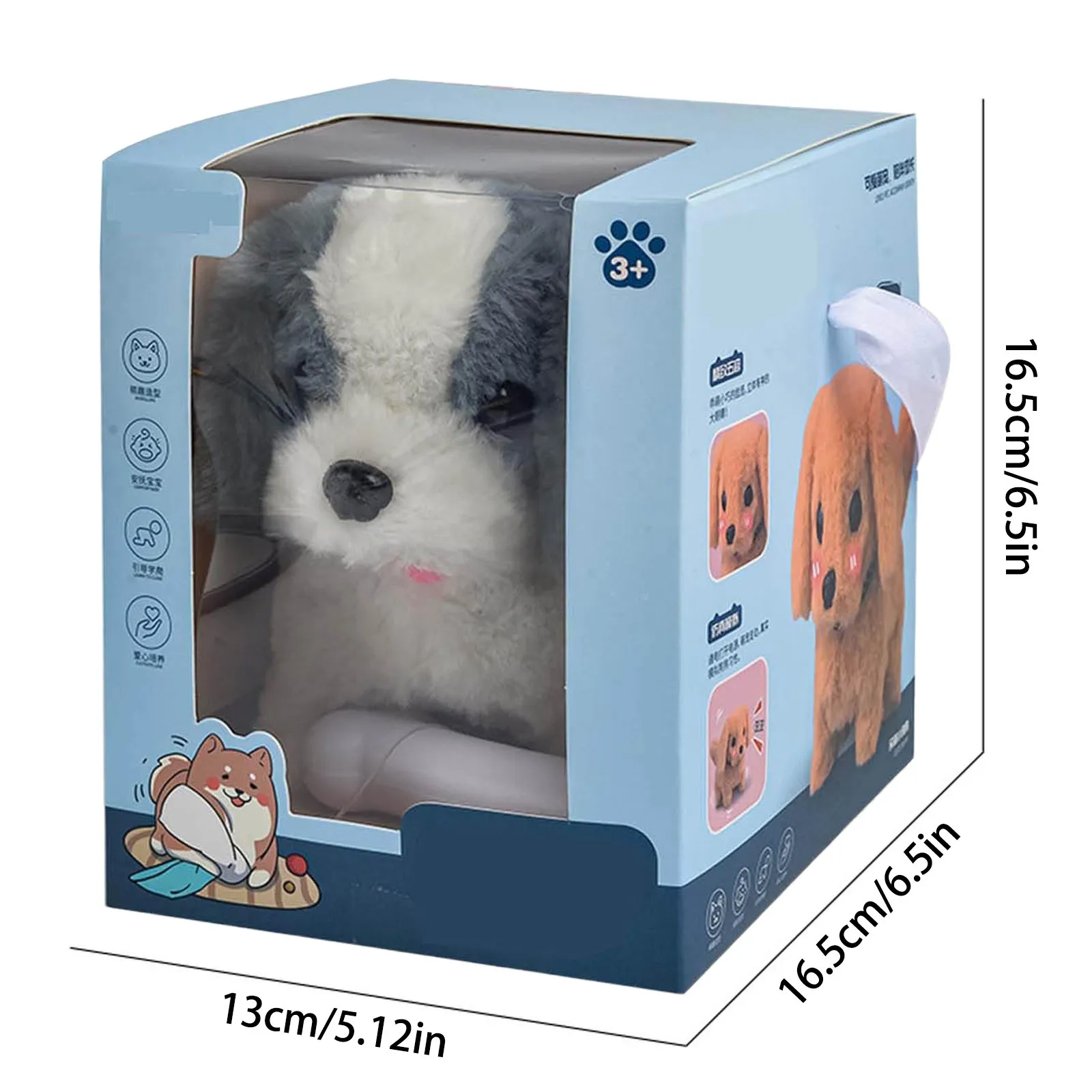 روبوت جرو بلدي روبوت واقعي جرو روبوت جرو يشبه لعبة جرو حقيقية للكلاب المشي وكأنها جرو حقيقي