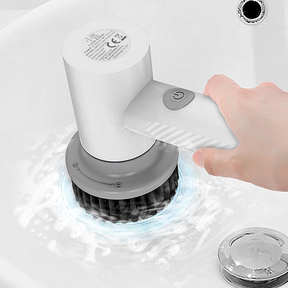 XIAOMI MIAJI New Wireless Electric Cleaning Brush Housework Kitchen Dishwashing Brush Bathtub Tile Professional Cleaning Brush