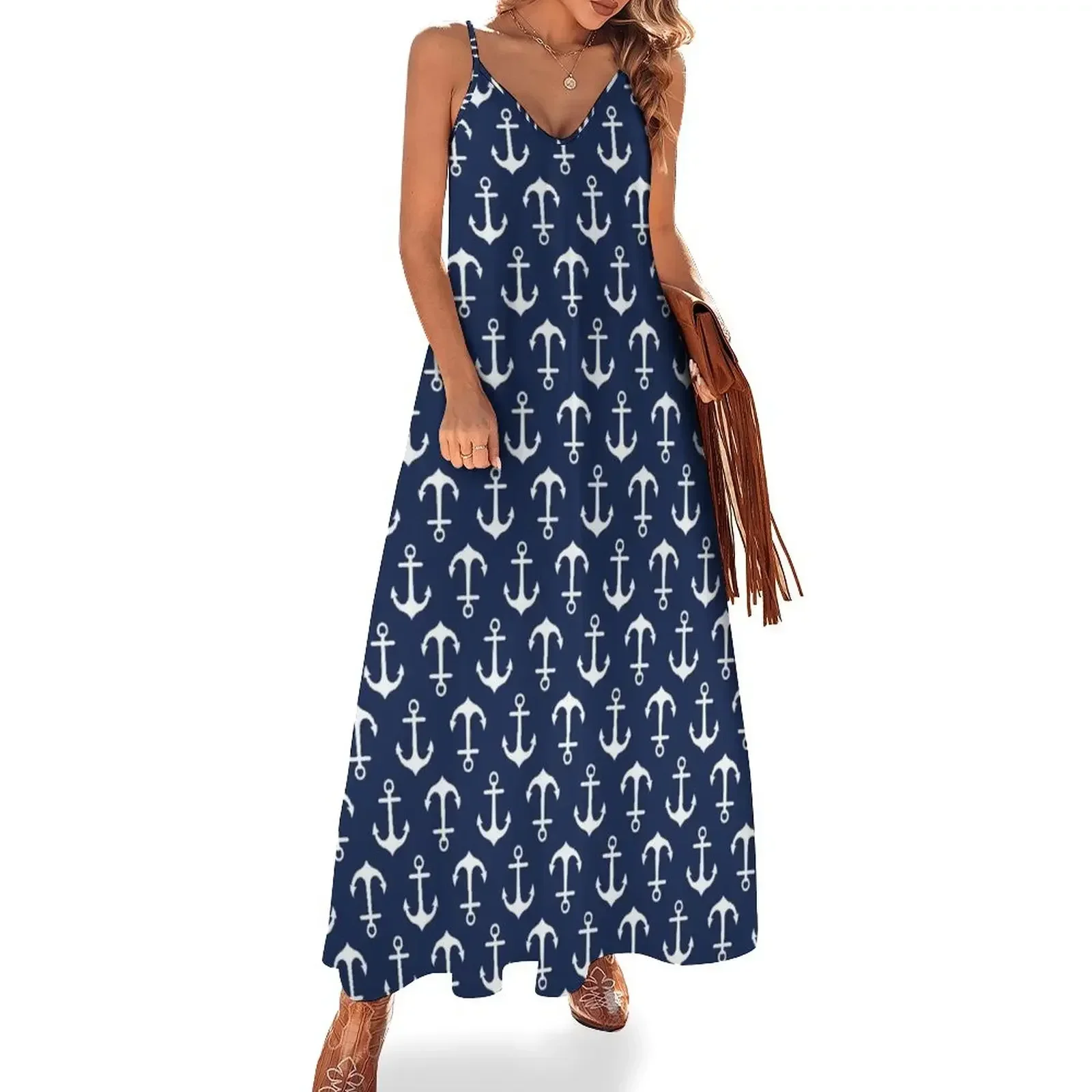 

Anchors Aweigh! Sleeveless Dress african dresses for woman women long dresses Dress