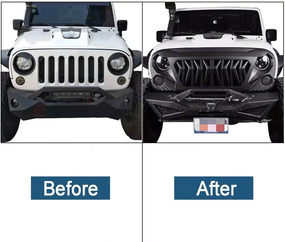 2013-2017 4x4 offroad accessories Front car Grille for JEEP WRANGLER JK