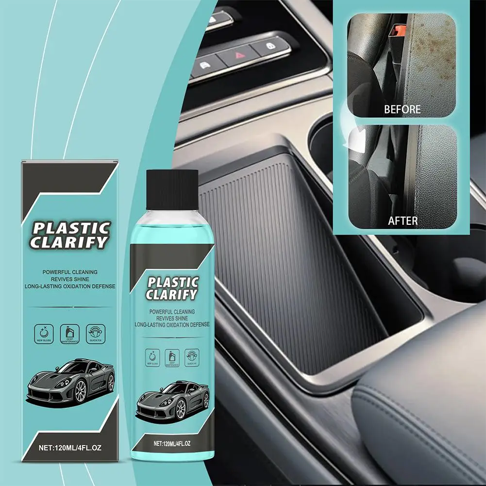 

Car Plastic Restorer Back To Black Gloss Car Cleaning Polish Leather Products Renovator Repair Plastic Coating And Auto Res K3W4