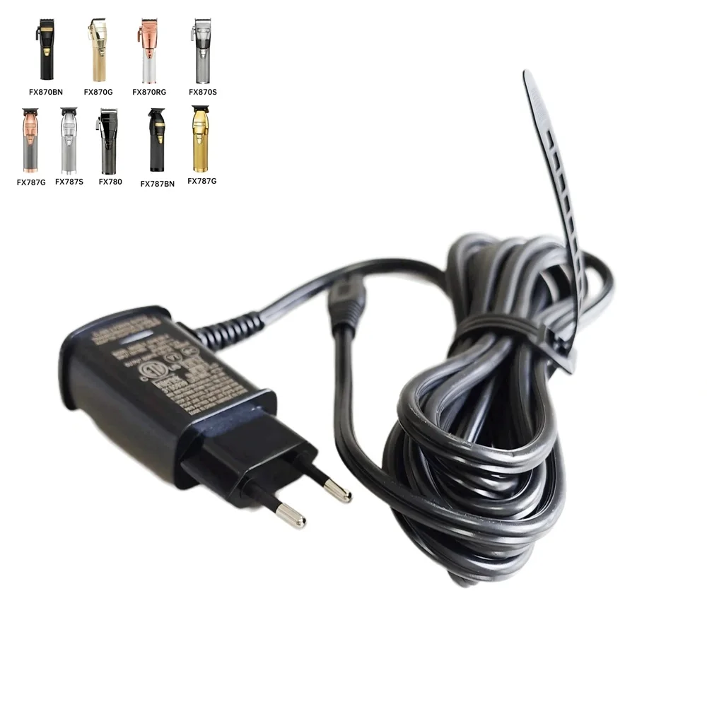 Cabo de Carregador 4.5V para BaByliss PRO Clipper & Trimmer FX870 FX788 FX787 FXSSM FX820 FX726 FX825, Adaptador de Energia para BaByliss