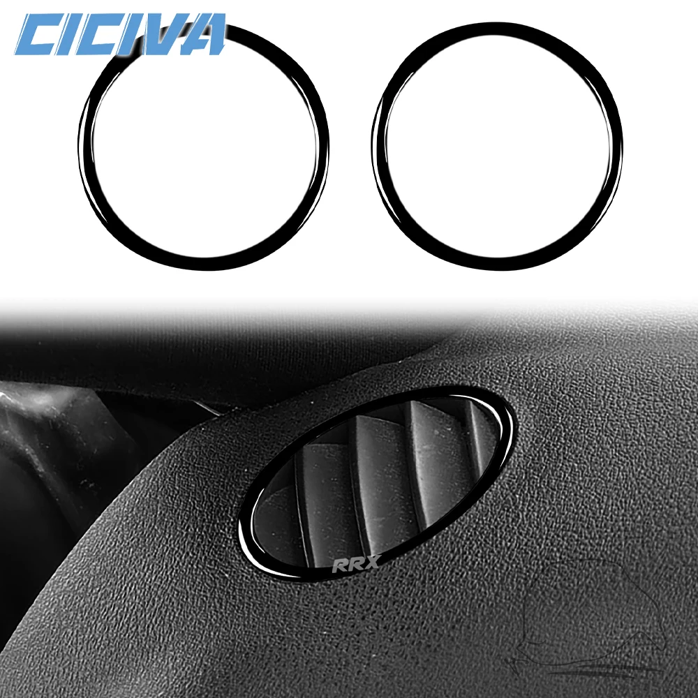 

For Audi TT MK1 8N 2001-2006 Piano Black Instrument Defogging Vent Panel Decoration Cover Car inside Trim Accessories Sticker