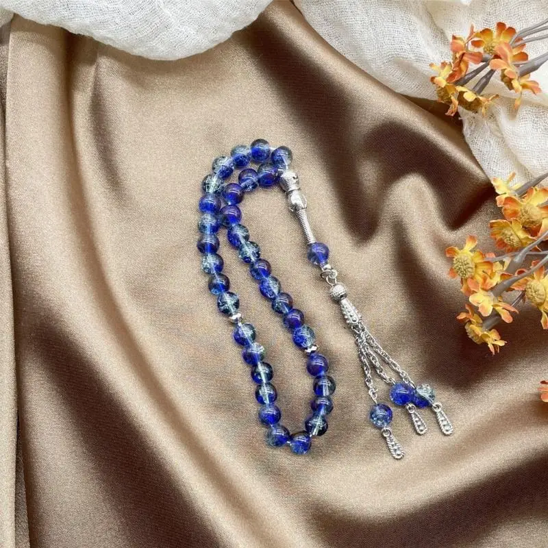 

Smoothly Surfaces 33 Beads Tasbih for Muslims Religious Meditation Ceremony Wear