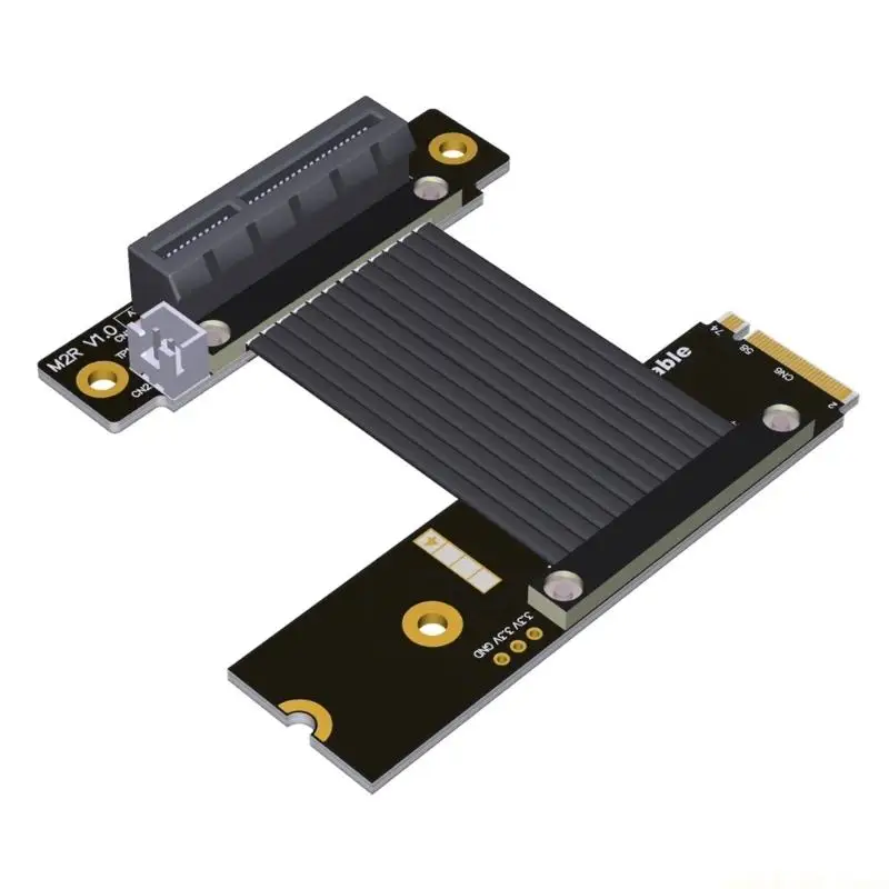 PCIe M.2 NVMe Cable Graphics Card Extension Male to Female Adapter Extender Fast Speed Data Transfer