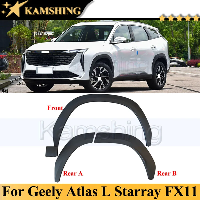 

Kamshing Grey Front or Rear Wheel Arch Trim Fender For Geely Atlas L Boyue L Starray FX11 Car Wheel Fender Wheel Eyebrow
