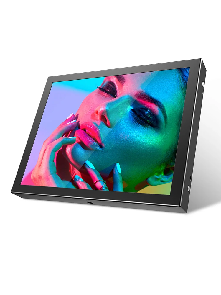 Eyoyo 8 / 5 Zoll tragbarer Industriemonitor 1024*768 LCD-Display TFT-Bildschirm mit HDMI- und VGA-Anschluss, eingebautem Lautsprecher für CCTV, Raspberry Pi, Auto-Rückfahrkamera
