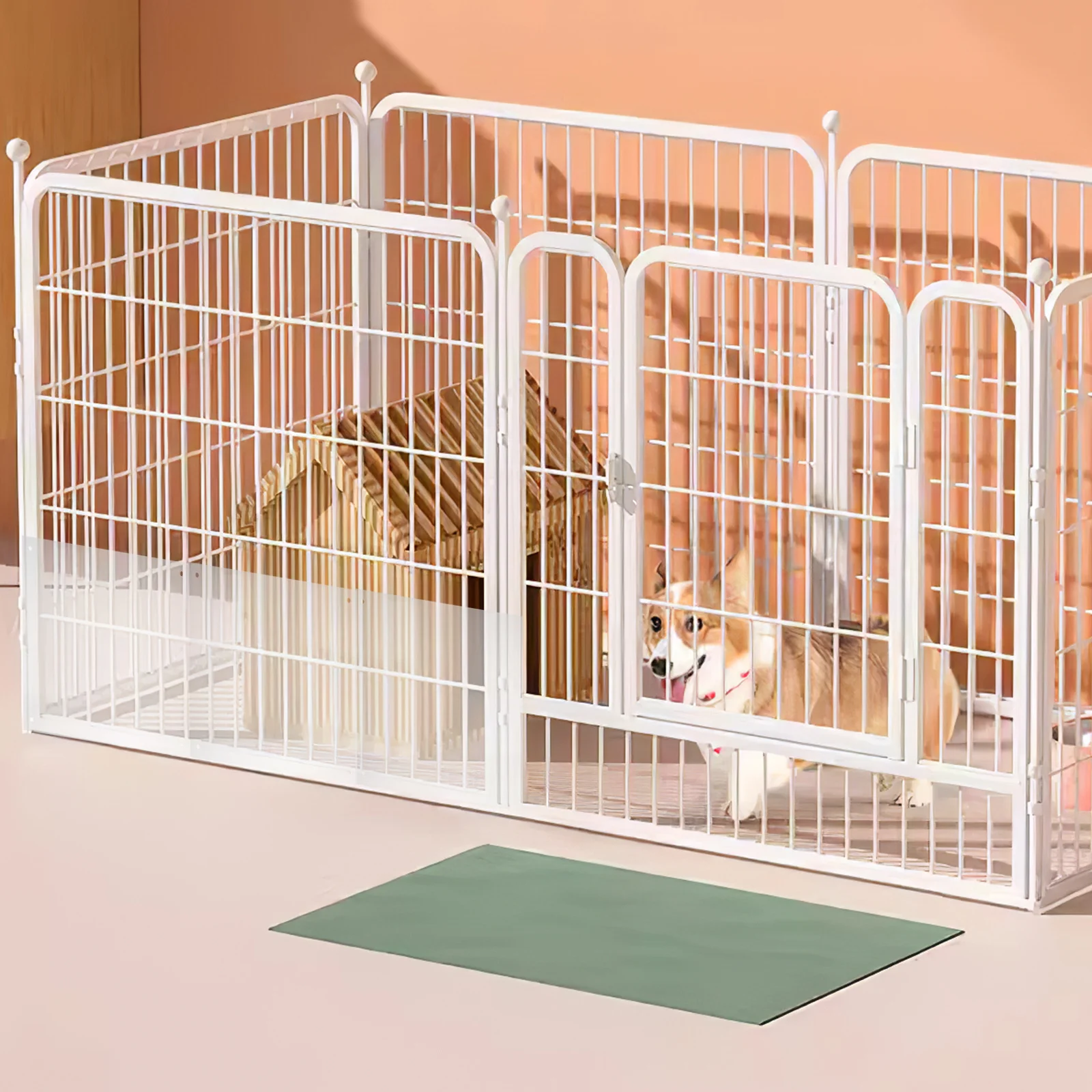 

1Set Pet Cage Guard Clear Plastic Urine Splash Guard Rabbit Habitat Liner Small Animal Cage Protector Litter Box Side