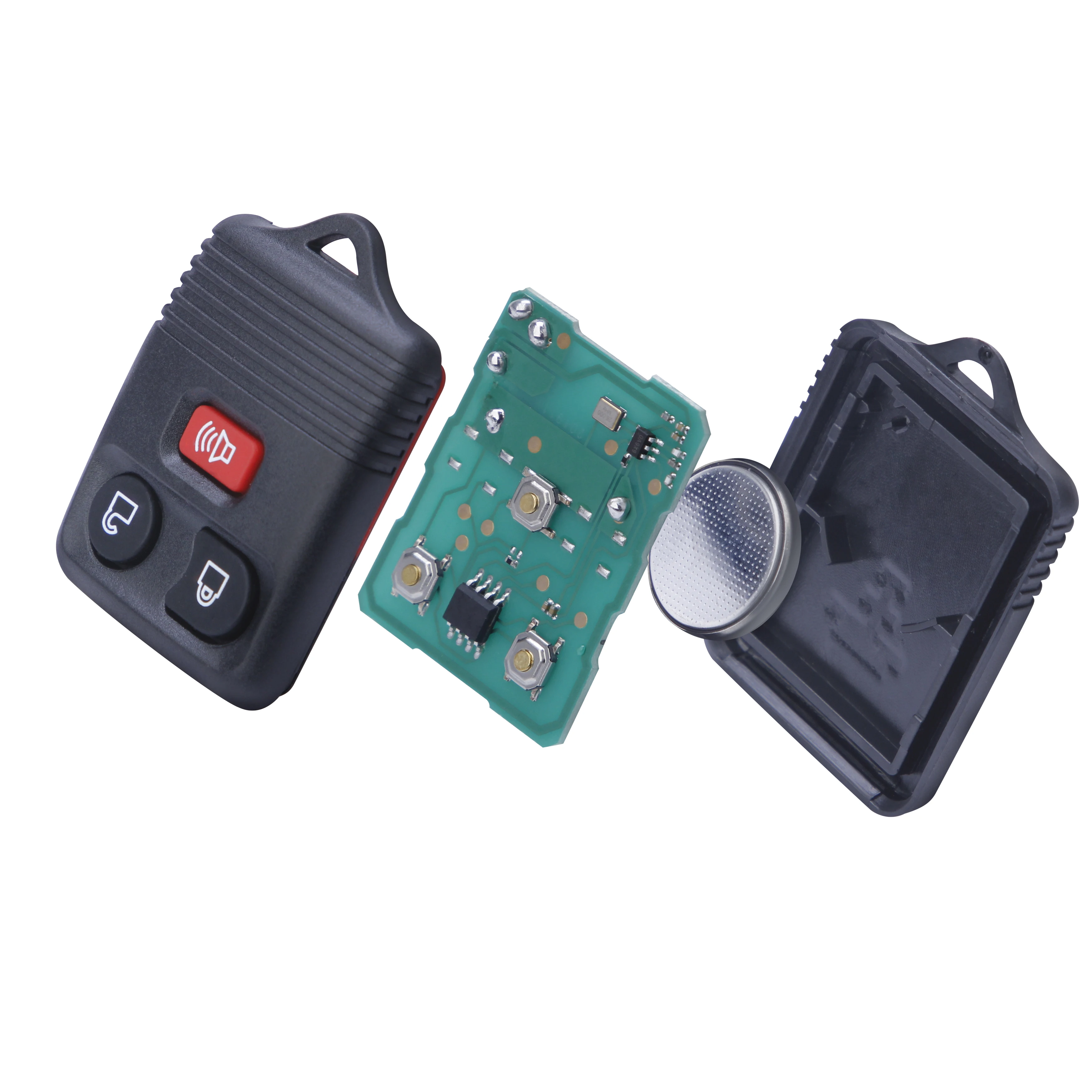 2PCS Keyless Entry Auto Schlüssel Fernbedienung Fob Für Ford F150 F250 F350 E150 Focus