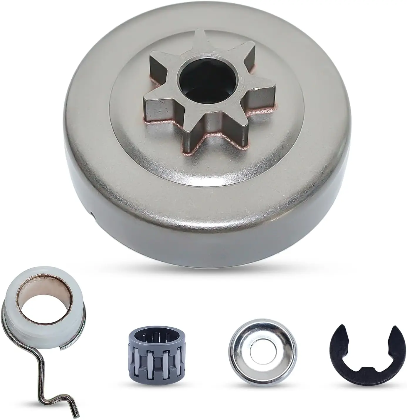 Oil Pump Kit for For MS271 MS291 MS291C Chainsaws Including For WORM Gear Clutch Drum Sprocket Oil Filter and E Clip