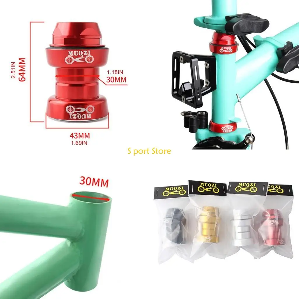 U2JB 30 ملم دراجة الطريق دراجة تحمل سماعة سبائك الألومنيوم الدراجة الجبهة شوكة الجذعية سماعة