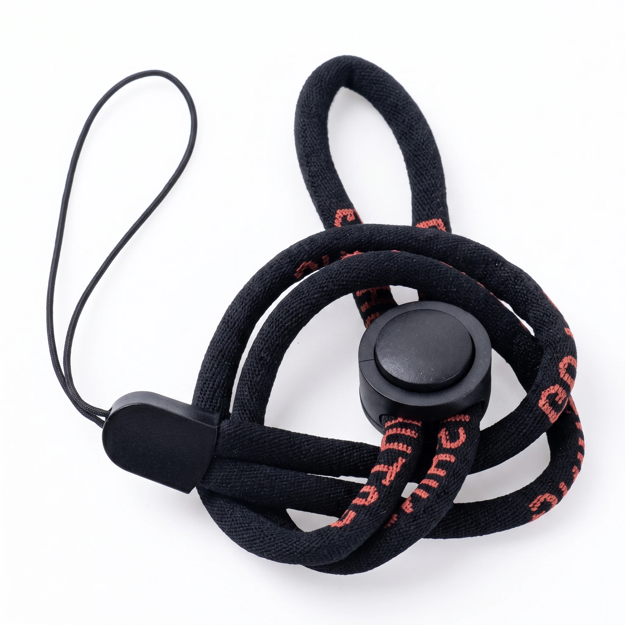 Goture 31cm Fishing Missed Rope Retention Rope Red and Black Thick Fishing Rope Camping Boating Pliers Lanyards Tackle Tool