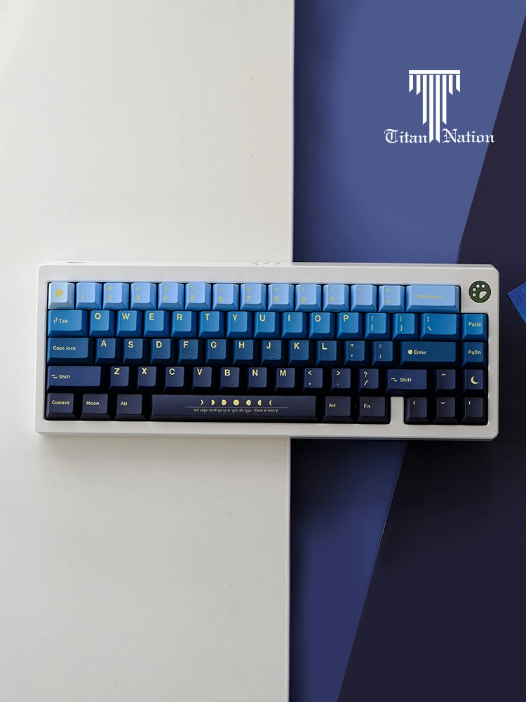 134 keys Moonrise keycaps personality theme pbt keycap Dye Sublimation Set for Mechanical Keyboard 6.25u 7u Cherry Profile