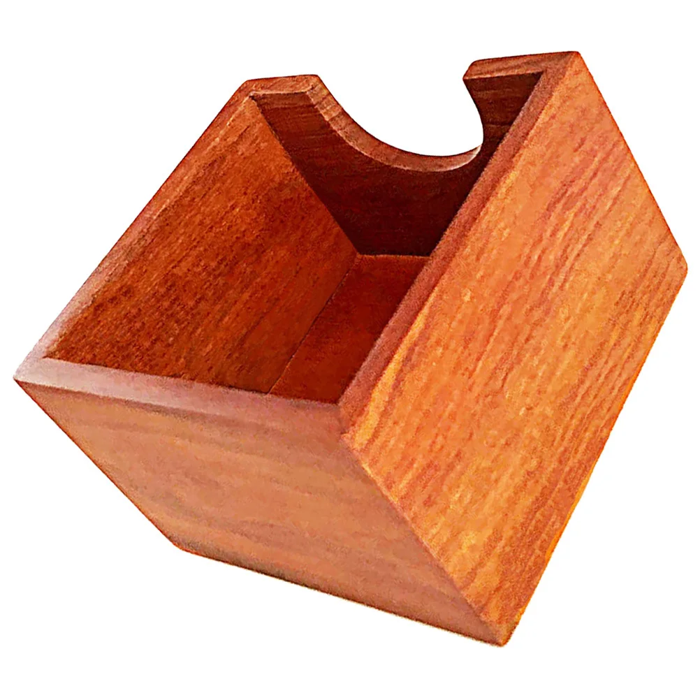 

Rustic Wooden Napkin Stand Tissue Box for Home Restaurant Hotel Stylish Design Easy Cleaning Napkin Holder for Table